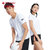 TP夏季新款冰丝T恤男女情侣短袖圆领纯色简约速干透气跑步运动T恤 TP8045(男款白色 2XL)
