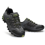 雷诺斯 2014新款 男士登山鞋 春夏减震透气徒步鞋防滑运动旅游鞋(灰色 44)