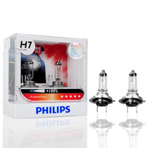 飞利浦 (Philips) 汽车灯泡 新极劲光H1 H4 H7 H11 HB3/4汽车前大灯灯泡改装灯增亮100%(H7新极劲光)