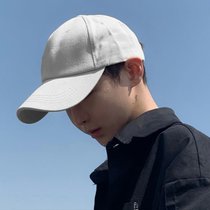 SUNTEK帽子男潮鸭舌帽ins潮牌潮流棒球帽男士春秋新款男生遮阳夏季太阳(可调节(男女通用)收藏关注优先 纯白色(纯色))