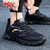 安踏男鞋运动鞋跑步鞋2022年夏季新款休闲鞋轻便网面透气运动跑鞋R(黑/城堡灰 42)