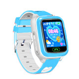 儿童电话手表防水智能GPS定位男女孩小学生手机多功能Y69(蓝色)
