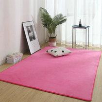 ins北欧地毯垫客厅茶几毯现代简约卧室房间满铺床边毯大面积家用(玫红 色 60*160cm)