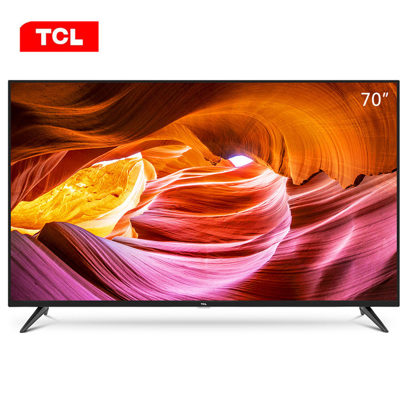 tcl70f6070英寸4k超薄超高清智能hdr网络平板led液晶大屏电视机