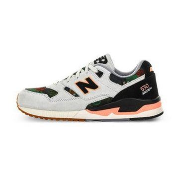 new balance/nb/新百倫 男鞋530復古鞋運動鞋跑步鞋(淺灰色∕花綠色