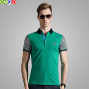 卡帝乐鳄鱼 男士时尚休闲纯棉款一款多色修身短袖Polo衫 KDL7310(绿色 180)