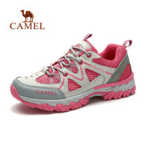 camel骆驼户外徒步鞋 2015春夏新款女款日常运动透气耐磨徒步鞋A51303601(桃红 40)