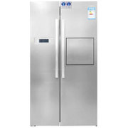 美的冰箱BCD-546WKM银灰不锈钢拉丝