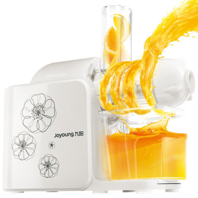九阳（Joyoung ）JYZ-E6榨汁机（白色）螺旋挤压榨汁出汁率高 ·创新无刀网轻松清洗更省时 ·连续不间断榨汁20分钟 