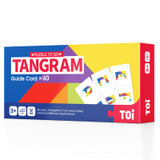 TOI儿童七巧板拼图塑料TP306 早教开发英语卡片幼儿园教具