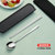 304不锈钢筷子勺子叉子套装餐具件套单人便携式学生旅行收纳盒(银色两件套+盒子袋子 默认版本)