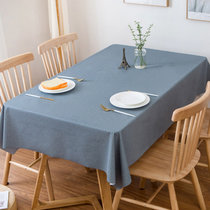 纯色桌布防水防油防烫免洗pvc北欧ins风网红餐厅台布茶几布书桌垫(60*60cm 藏青色)