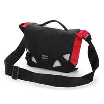 森林绿（Forest Green）ENA-213防水耐磨抗撕拉休闲时尚 单反单肩摄影包 单肩包 黑红色
