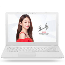 华硕（ASUS）X/A580BP9000 15.6英寸办公商务笔记本电脑 AMD双核E2-9000 2G独显 超薄 定制(白色 （标配）4G内存+500G硬盘)