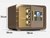 巢湖新雅 XY-A026 单开门电子智能保险柜办公家用保险箱(35cm)
