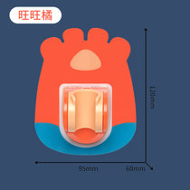 花洒支架免打孔喷头挂座可调节固定神器浴室儿童花晒淋浴底座墙座(旺旺橘 默认版本)