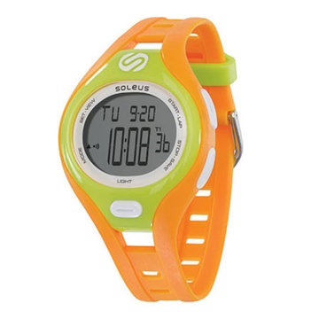 美国soleus塞利士飞跃系列sr019-815户外多功能跑步手表计时计圈双