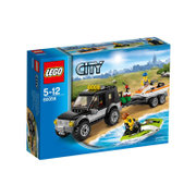 乐高LEGO CITY 城市组 L60058 摩托艇运输越野车 小颗粒*拼装积木玩具