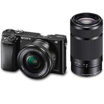 索尼（Sony)）A6000（16-50/55-210）双头套机A6000Y 微单相机(黑色 优惠套餐3)