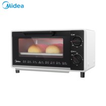 Midea/美的 T1-109F 烤箱家用小型迷你多功能宿舍烘焙电烤箱(荔枝白 默认版本)