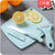 有乐 厨房刀具三件套陶瓷水果刀套装家用水果切菜刀菜板厨具(北欧绿)