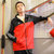 adidas阿迪达斯运动服男装夹克 阿迪2021新款休闲外套时尚舒适防风黑红拼接夹克上衣 TR60J-BR(黑红拼接 S)