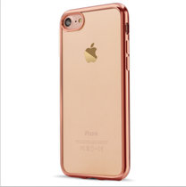 适用于苹果iPhone6s7pXR电镀边软壳不发黄 土豪金防摔 超薄手机壳(玫瑰金 12PRO)