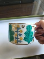 宫廷风轻奢下午茶餐具套装杯子泡茶壶陶瓷北欧风格英式小号咖啡杯(粉色手柄杯（容量200ml） 默认版本)
