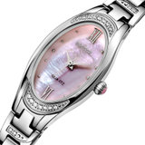 宾格（BINGER）手表女表石英表时尚手表精钢女士手表气质镶钻(A101b)