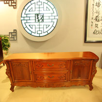 红木家具1.8米欧式红木电视柜实木影视柜缅甸花梨大果紫檀