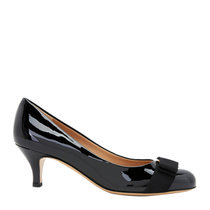 Salvatore Ferragamo黑色女士高跟鞋 0574558-NERO6.5黑 时尚百搭