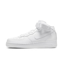 Nike耐克AIR FORCE 1 MID ‘07男子运动鞋空军一号板鞋315123(111白/白 44)