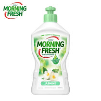 morning fresh浓缩护手洗洁精400ml清香茉莉味 澳洲品牌 进口 超浓缩不伤手 高效去油