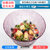 家用水果蔬菜沙拉碗汤碗日式锤纹透明玻璃碗单个宿舍学生用泡面碗(紫色锤纹沙拉碗1460ml 默认版本)