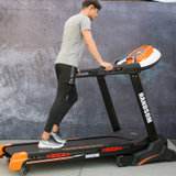 HANDSOM轻商用电动跑步机 静音家用可折叠走步机室内健身器(黑色 跑步机)