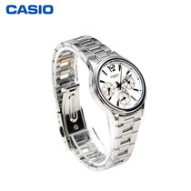 卡西欧（CASIO）手表 大众指针系列 石英女表 LTP-2085D-7A(白色 不锈钢)