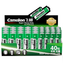 飞狮（Camelion）碳性电池 干电池 5号电池20节+7号电池20节 低耗玩具/遥控器/收音机/闹钟/手电筒