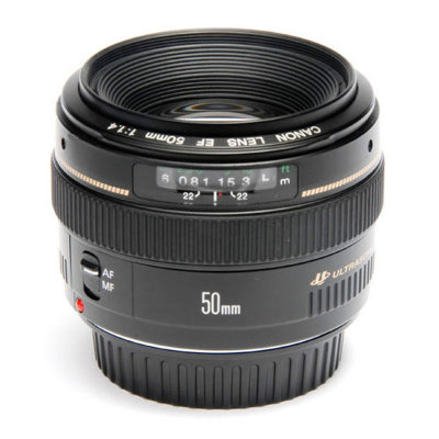 佳能（Canon） EF 50mmf/1.4 USM 标准定焦镜头 套装
