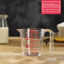 厨房烘焙 烘焙工具 树脂 塑料计量杯 三种刻度带手柄量杯(250ml)