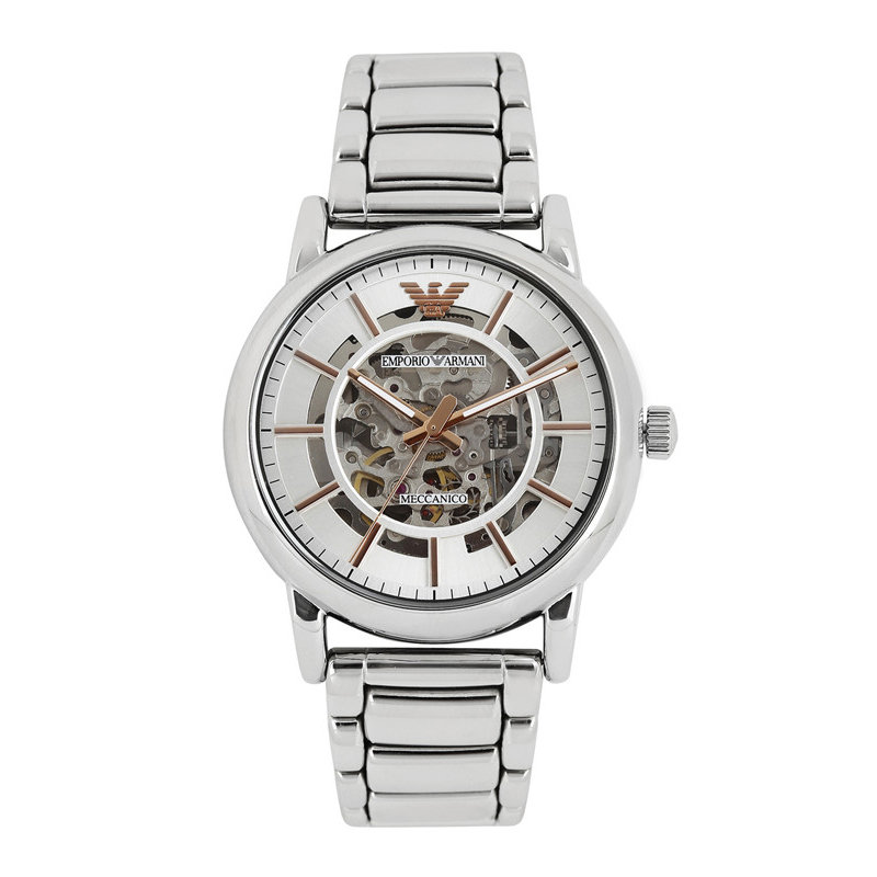 emporio armani阿玛尼手表 自动机械镂空手表 男士腕表(ar1980)