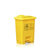圾垃桶 医疗废物垃圾桶利器盒加厚黄色医院诊所收纳脚踏桶家用有盖大 20L加厚脚踏桶