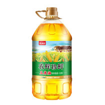 香满园玉米油农榨珍鲜5L物理压榨家用炒菜大桶食用油(5L*1)