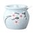 日式调料盒陶瓷装盐罐单个辣椒油罐猪油罐家用带盖调味罐放盐家用(380m天蓝色（送小勺）)
