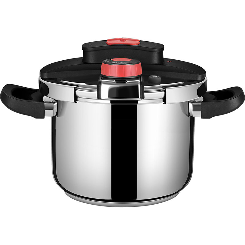 厨卫配件炊大皇高压锅304不锈钢6l一键开合压力锅炖汤煮汤明火电磁炉