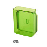 有乐 免钉壁挂式储物盒 墙面杂物收纳盒（小号）zw305(绿色)