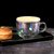 钢化玻璃碗金边杯大容量早餐燕麦杯家用牛奶杯微波炉耐热加厚带盖(炫彩单杯 1只+竹盖)
