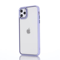 适用iPhone13iPhone 13ProiPhone 13ProM手机壳金属鹰眼镜头三合一肤感磨砂苹果13防摔保护套(紫色 iPhone13PRO MAX)