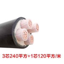 率龙电线电缆SL83国标电缆电线YJV3*240+1*120（单位：米）(默认)