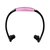 新科（Shinco）M5头戴式耳机插卡MP3播放器（粉色）