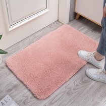 地垫地毯进门卧室卫生间吸水防滑垫入户门垫家用浴室厨房垫子床边(45*70cm 藕粉色)
